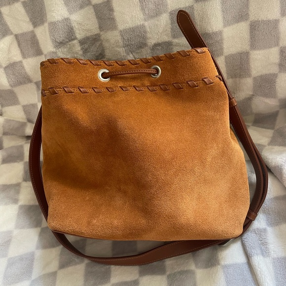 Tecovas Suede Bolo Bucket Bag - new - Picture 6 of 9